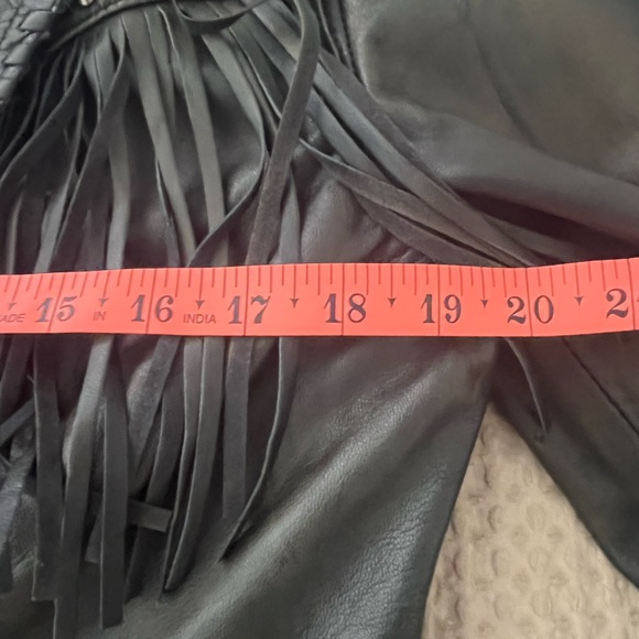 CRIPPLE CREEK | Distressed Leather Brown Studded Fringe Western Cowboy Jacket - Picture 10 of 12